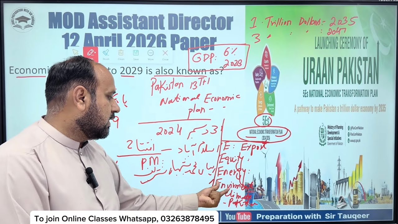 Assistant Director MOD 12 April 2026  Paper Solved | FPSC PPSC ASF AJKPSC SPSC gk| MOD