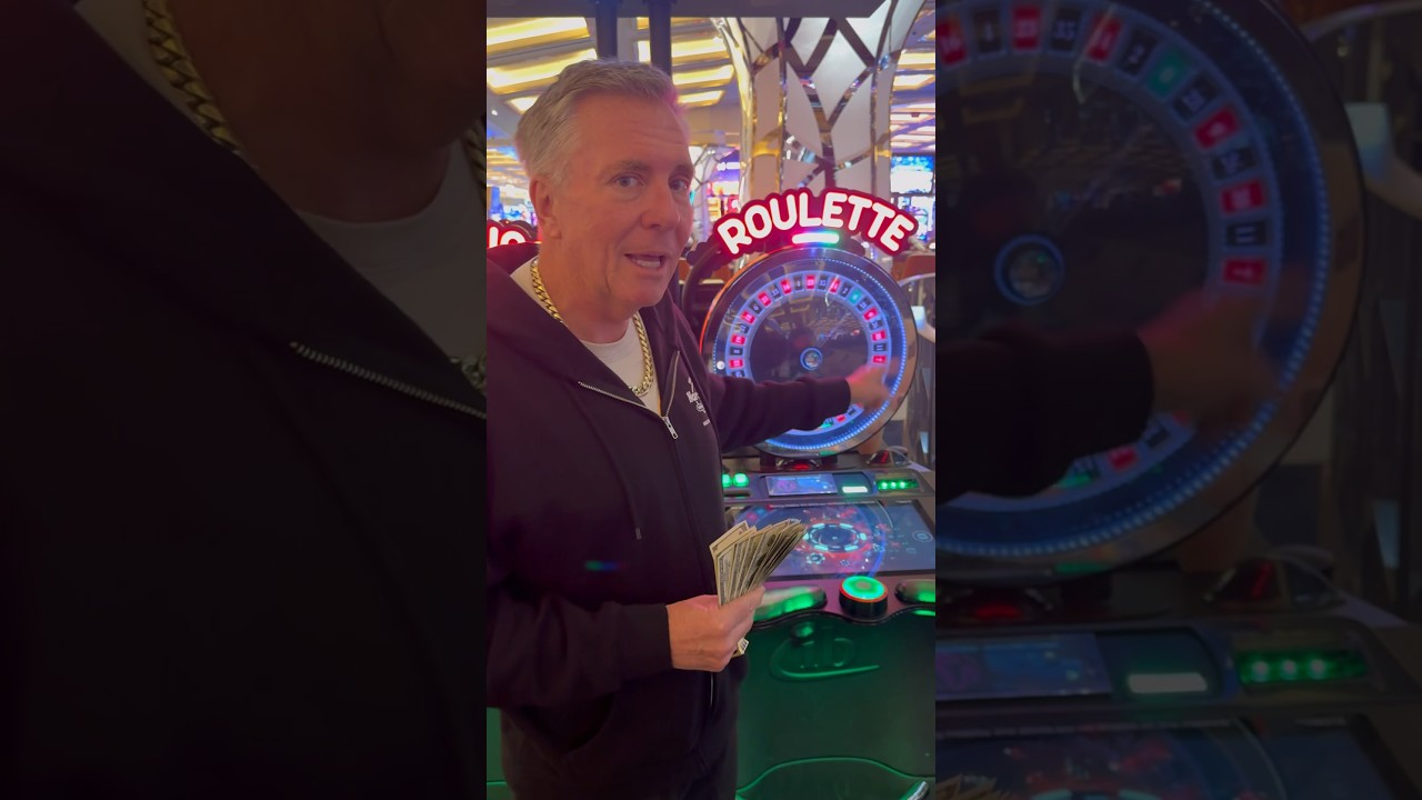 $1,000 On A Weird Roulette Machine! #roulette #gambling #casino
