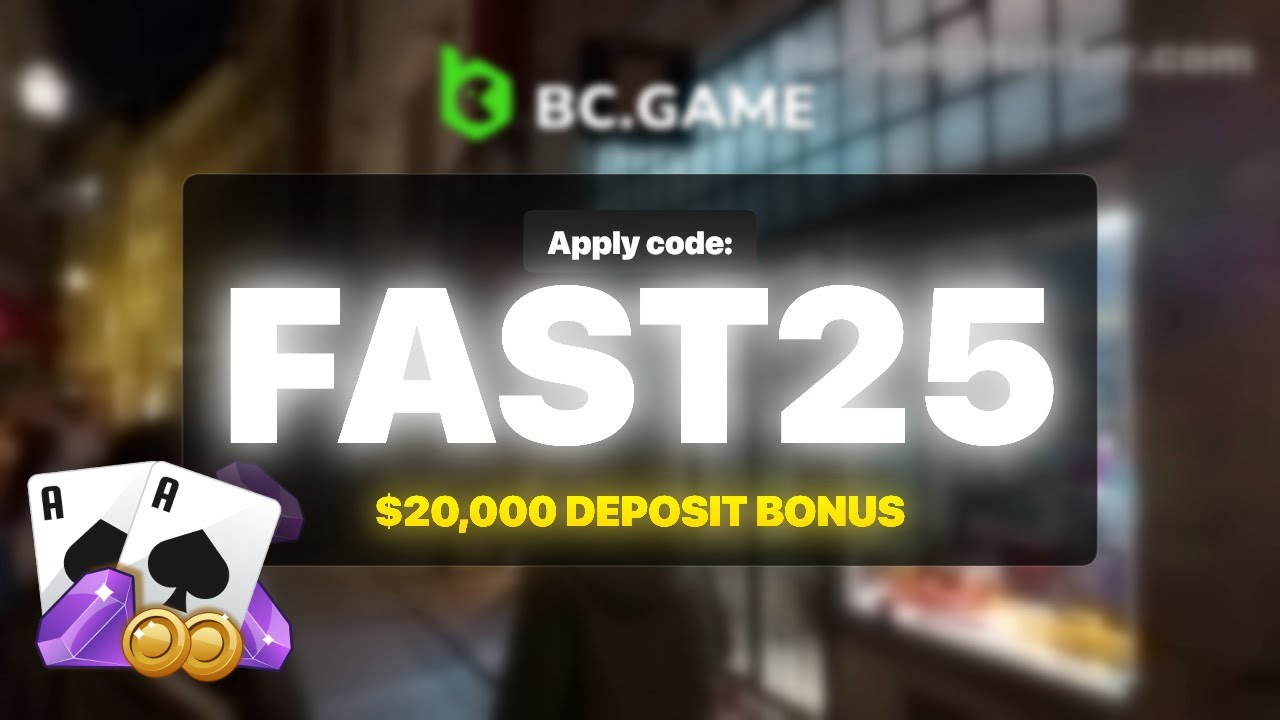 Bcgame Code ''FAST25'' - The Best Referral Promo Code for Bcgame in 2026 for FREE $20,000 Deposit B