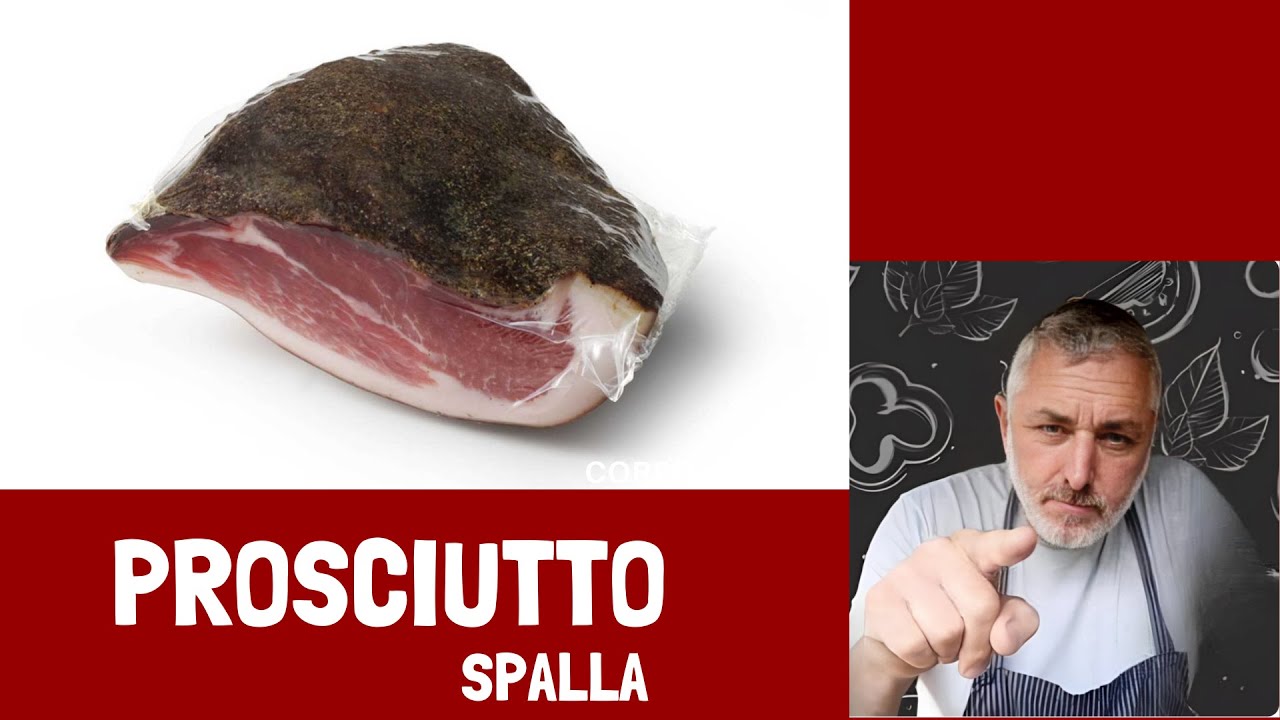 Prosciutto crudo fatto da un norcino