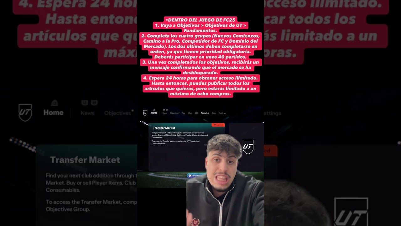 Como tener el m3rcad0 HABILITADO en FC 26🚨#greenscreen #fc26 #ultimateteam #fifa #mercado