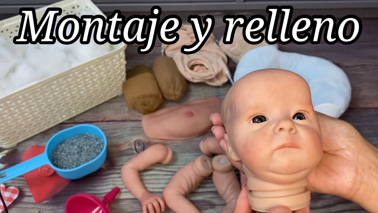 Montaje relleno de cuerpo y Chequeo .. Bebé reborn ... kit Tink by Bonnie Brown