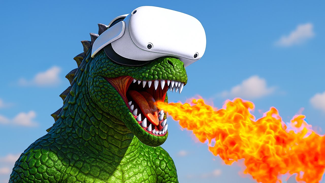 I Became GODZILLA In VR...