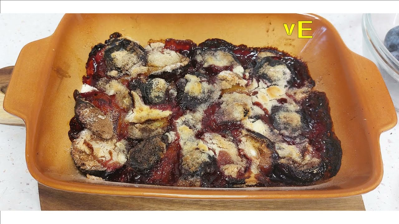 KAKO NAPRAVITI ZDRAVU POSLASTICU - ZAPEČENE &Scaron;LJIVE- HOW TO MAKE A HEALTHY DESSERT - BAKED PLUMS