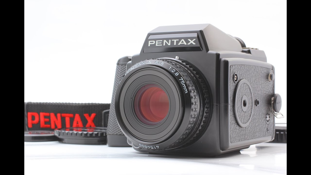 ★SOLD★ [Near MINT] Pentax 645 Medium Format Camera SMC A 75mm f2.8 Lens 120 Back :231200300323
