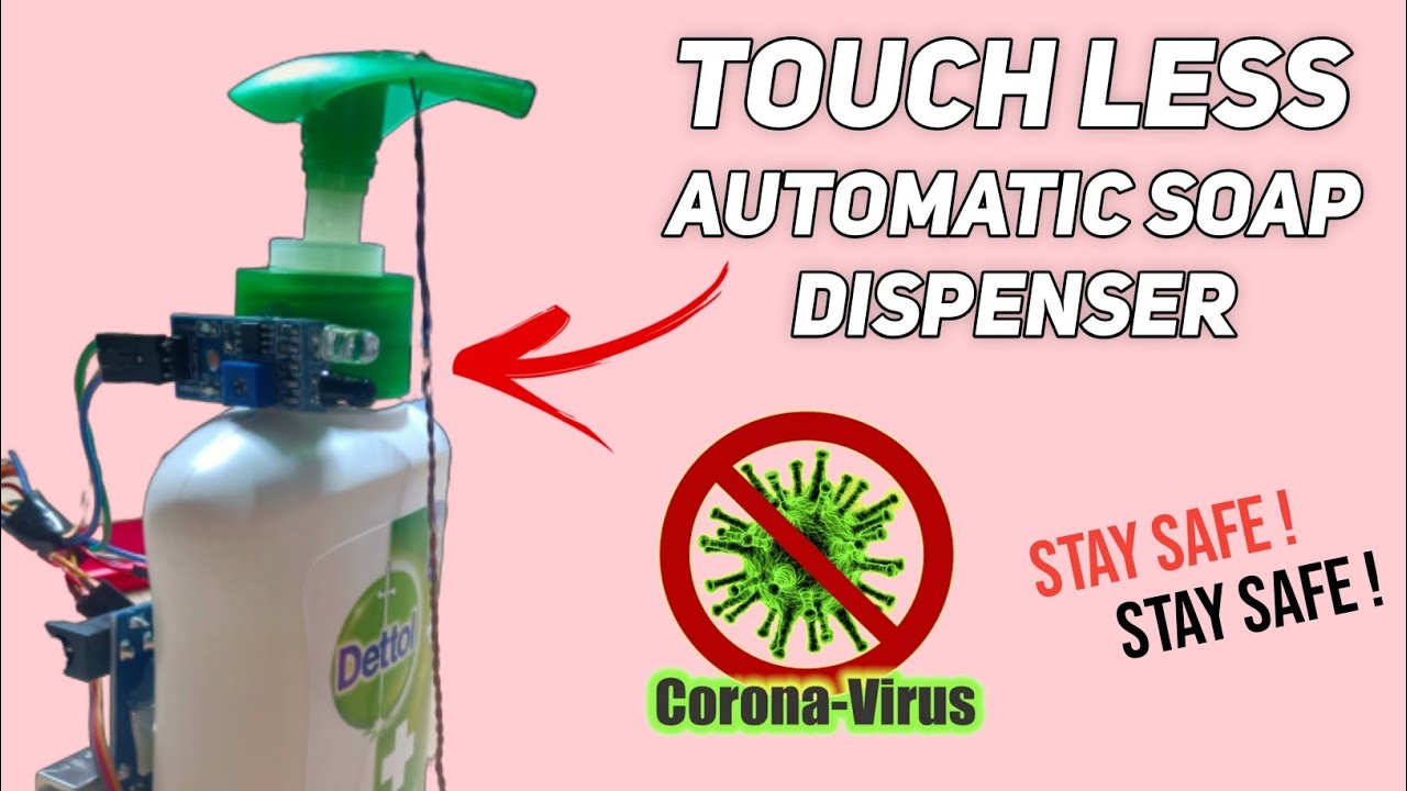 DIY Automatic soap dispenser | sanitizer dispenser