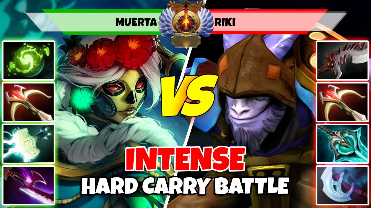 MUERTA (Carry) vs RIKI (Carry) - Epic Battle Of Immortal Rank Dota 2 Players - Z Dota 2