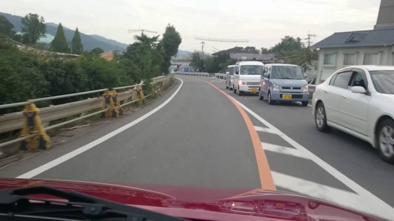熊本大地震　益城町　ドライブレコーダー　20161006