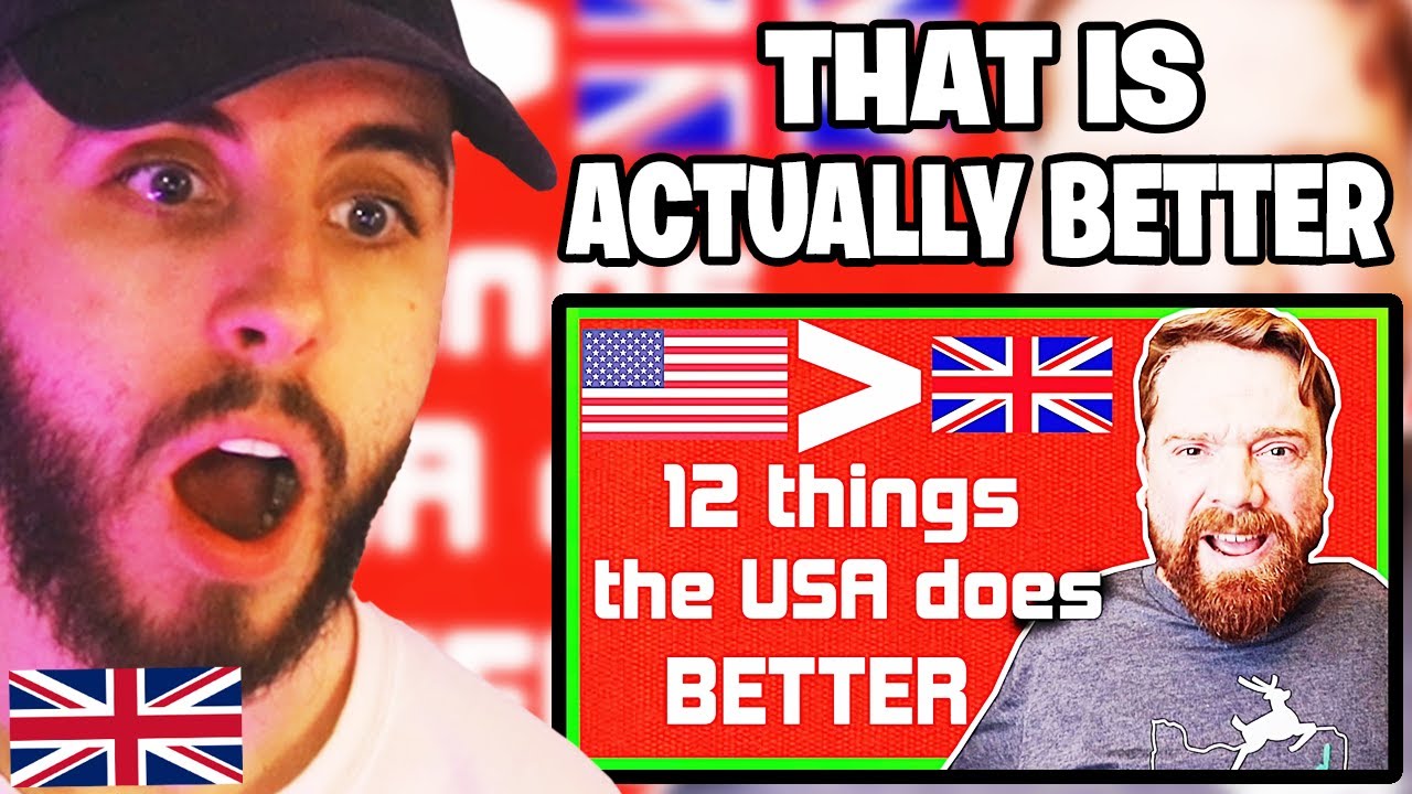 Brit Reacts to What Does AMERICA do better than BRITAIN???
