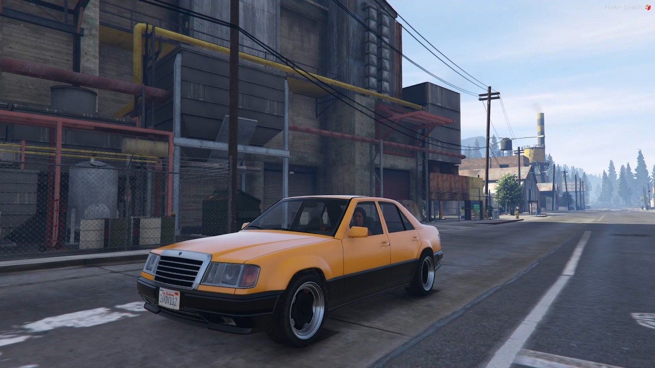 Vorschlaghammer Test Drive | Mercedes-Benz W124 AMG | GTA 5