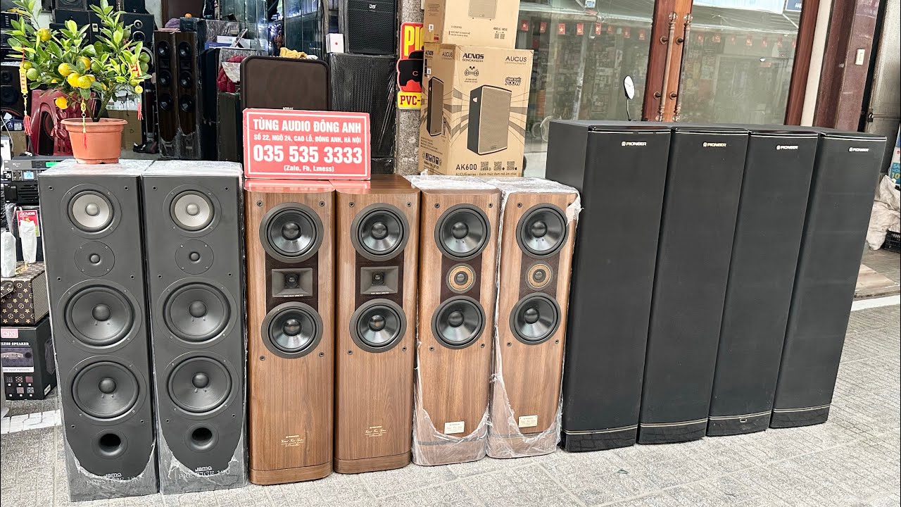7/2 dàn loa cây chân dài hot hit cập bến,lô hàng cuối cùng về trong năm nay phục vụ ae chơi Tết
