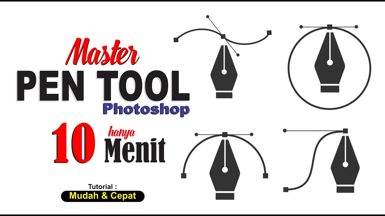 Cara Menguasai Pen tool Hanya 10 Menit - Photoshop Basic
