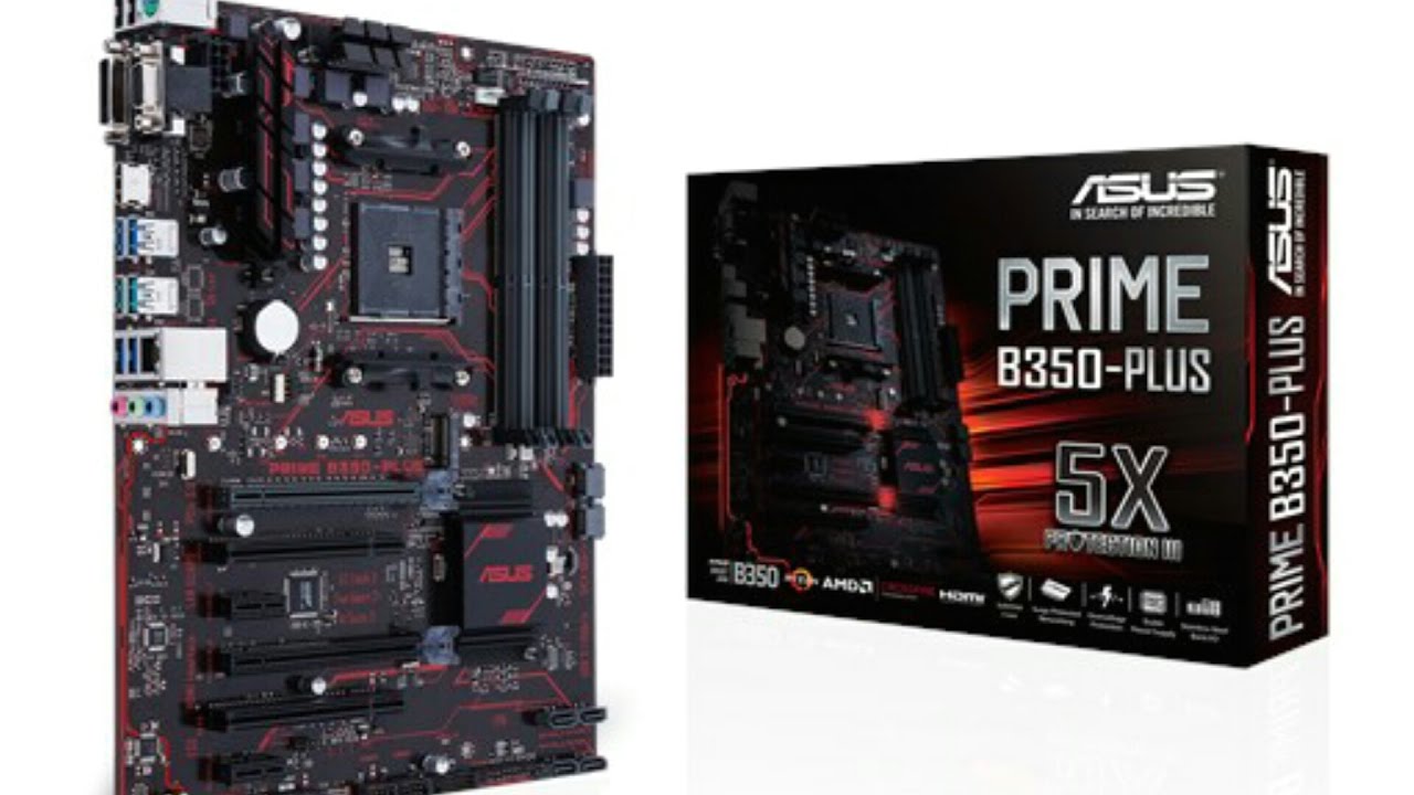 New!!!Asus PRIME B350 PLUS AMD AM4 ATX Motherboard  Analysis