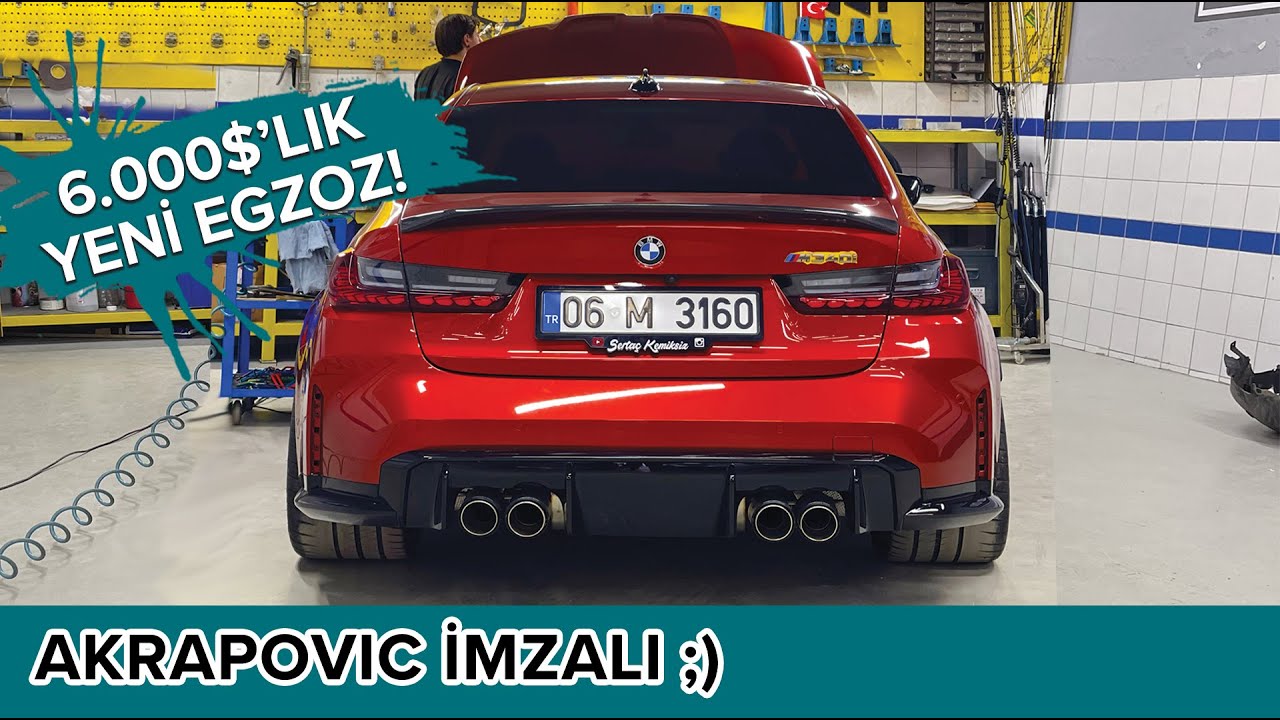 MODİFİYE EDİYORUM | 6.000$' LIK AKRAPOVİÇ İMZALI EGZOZ - BMW G80 M3 DÖNÜŞÜM