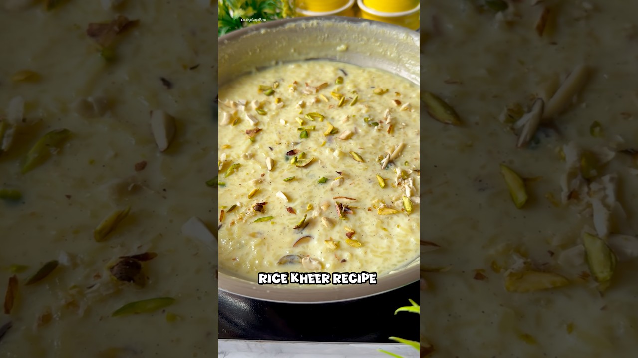 Rice kheer recipe 😍#ytviral #kheer #recipe #ytshort #trending