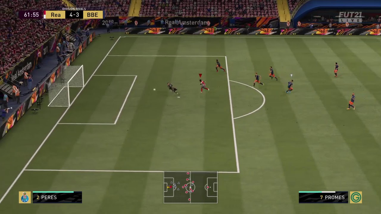 FIFA 21 early game skillgoal with Quincy Promes