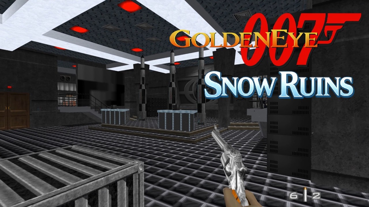 GoldenEye 007 Snow Ruins (New Custom GoldenEye N64 stealth mission)
