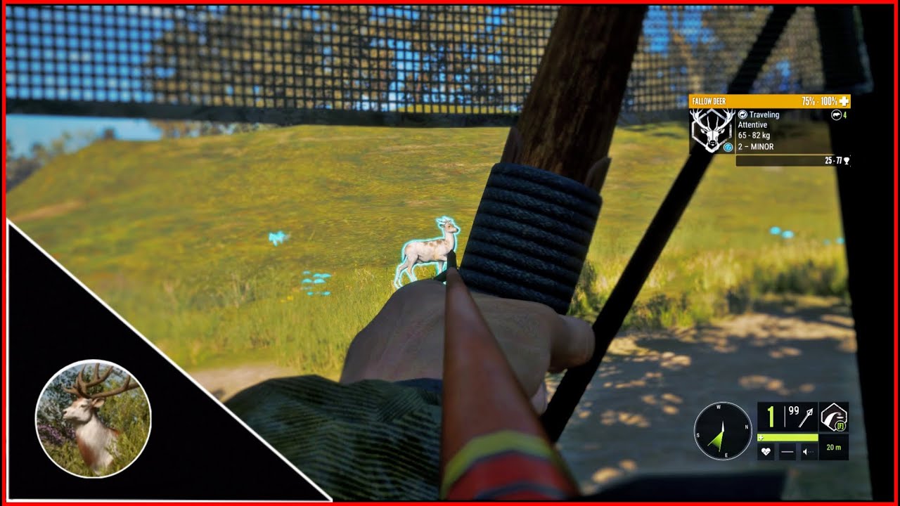 Piebald Fallow Deer From A Ground Blind!!! | theHunter Call of the Wild