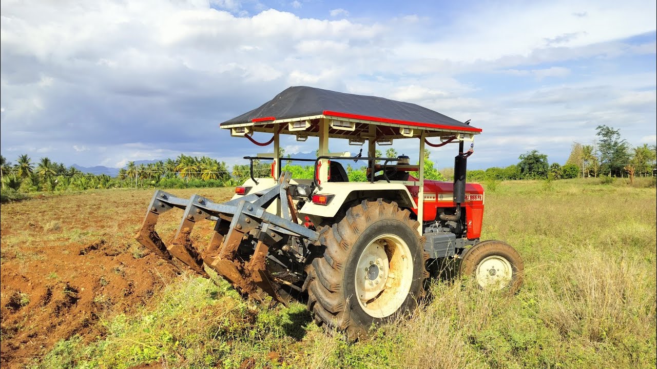 Swaraj 855 new model goes to 5 Tyne cultivator performance/@dharsithtractorslife