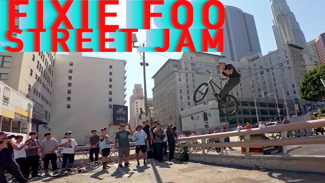 FIXIE FOO STREET JAM #FGFS #TRICKTRACK #FIXEDGEAR