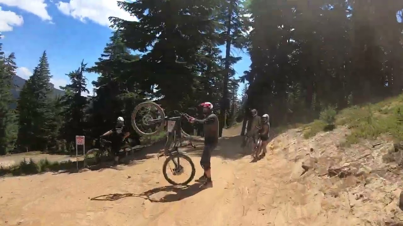 Mt Bachelor Lava Flow and Lower Cone Run Jul 28 2023