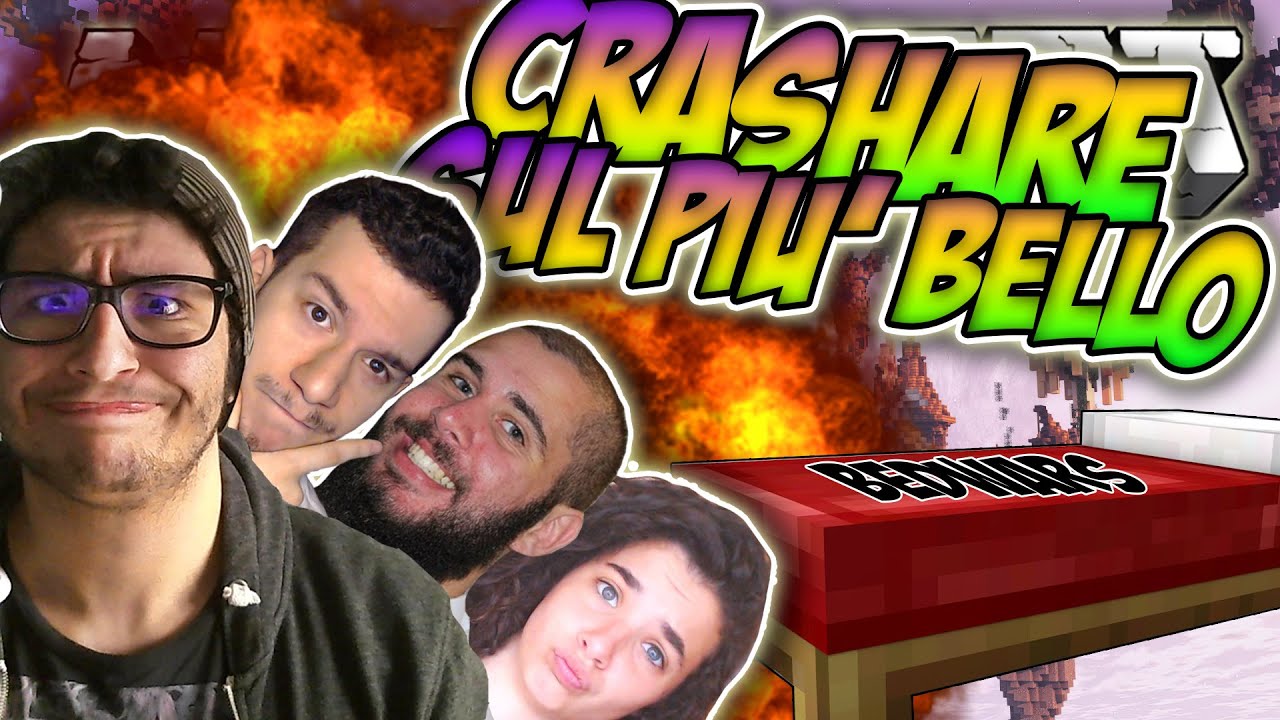 CRASHARE SUL PIU' BELLO - Minecraft BEDWARS ITA W/ CharlieMoon JacoRollo Tearless