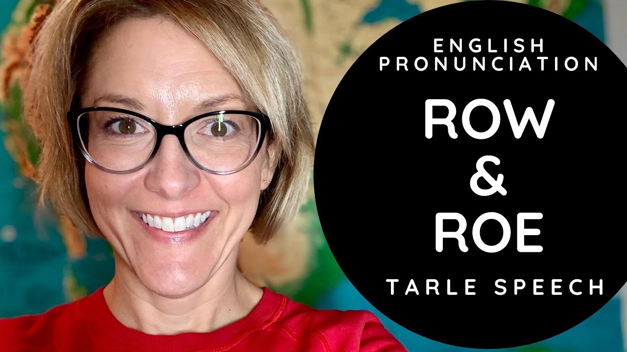 Learn How to Pronounce ROW & ROE - American English Homophone Pronunciation Lesson #learnenglish