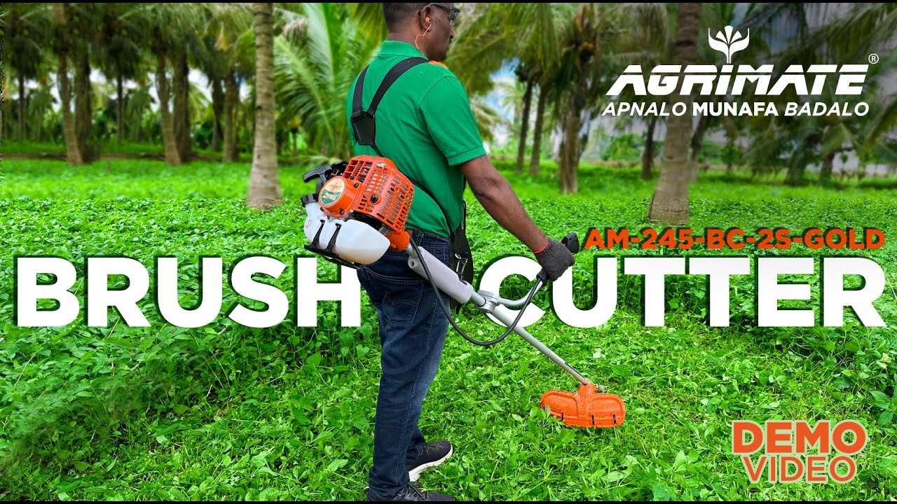 AGRIMATE BRUSH CUTTER | AM-245-BC-2S-GOLD | DEMO VIDEO