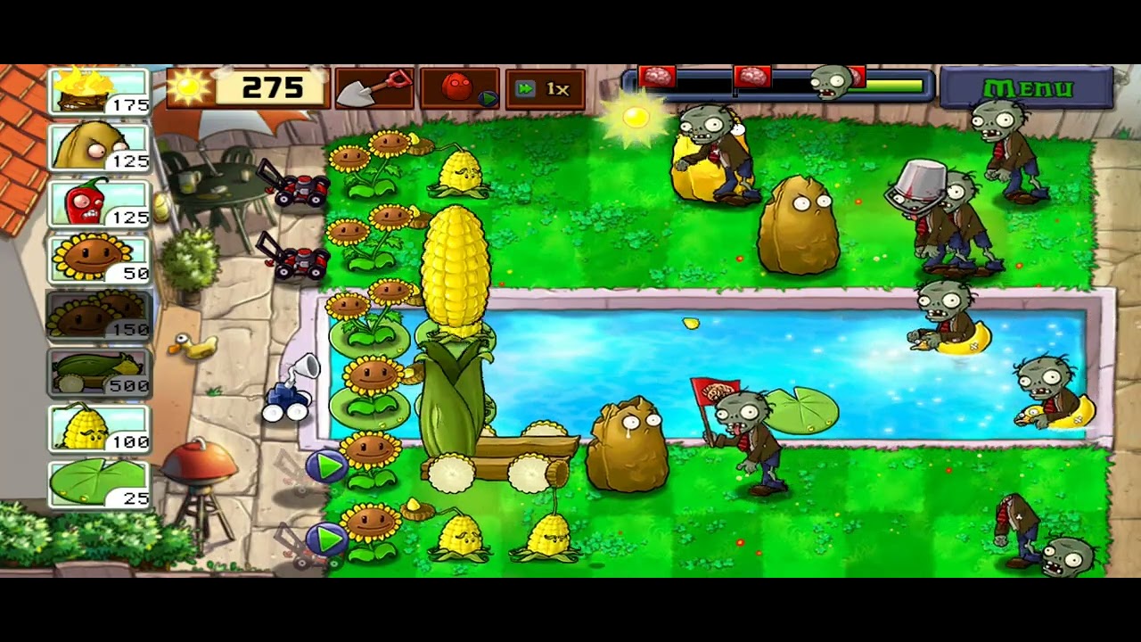Plants vs zombies cat and boom !!