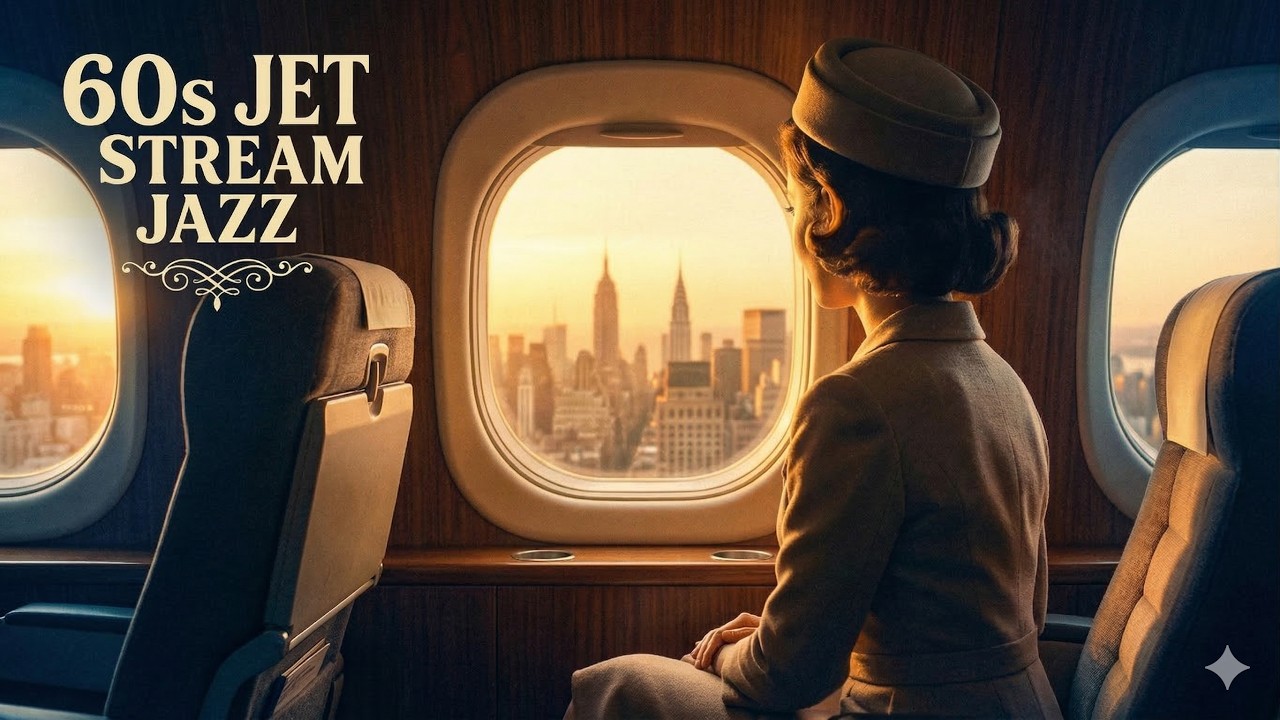 Smooth Jazz for a Night Flight to Italy ✈️ Relaxing Jazz Lounge Music