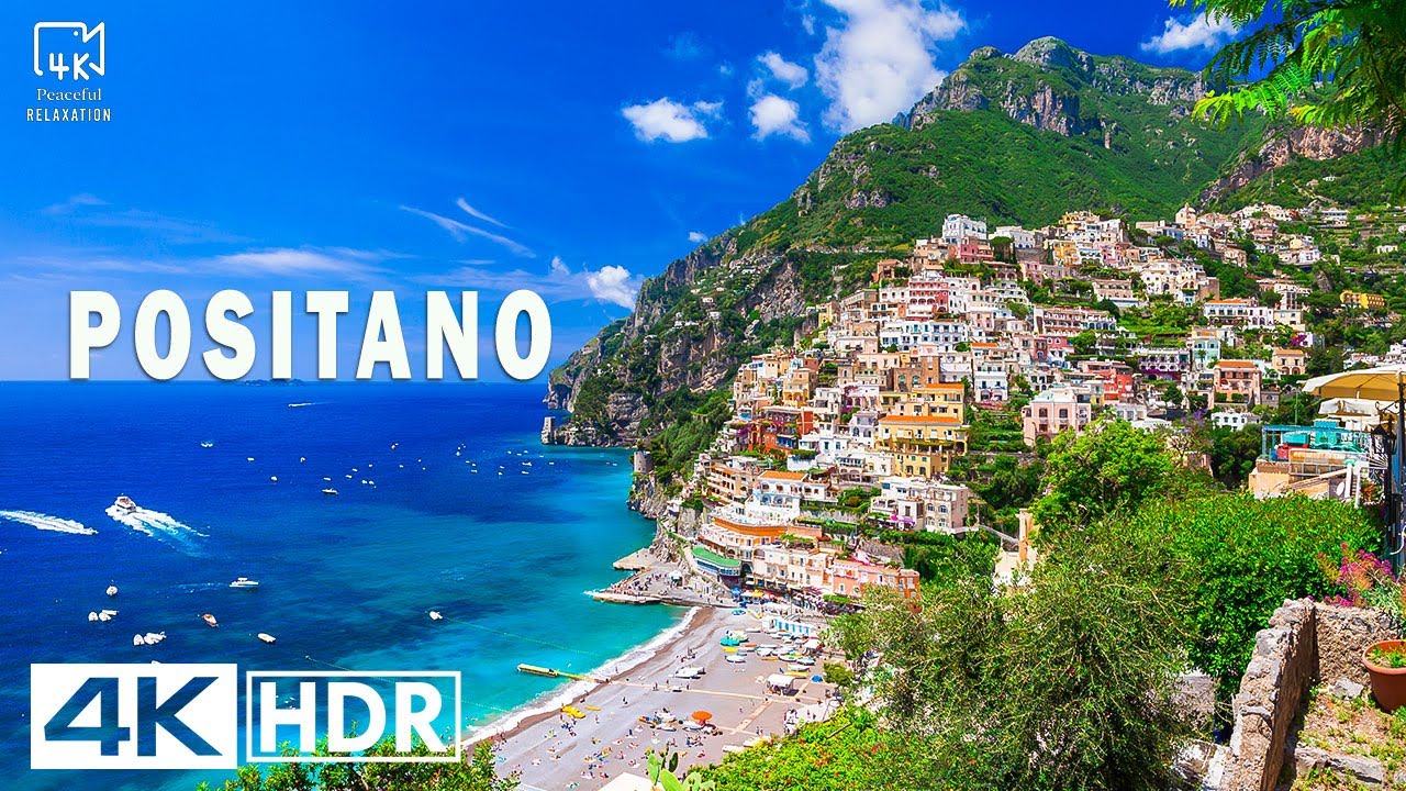 Positano, Włochy 4K UHD &ndash; Klejnot Wybrzeża Amalfi | Zapierające dech w piersiach widoki na włoskie w