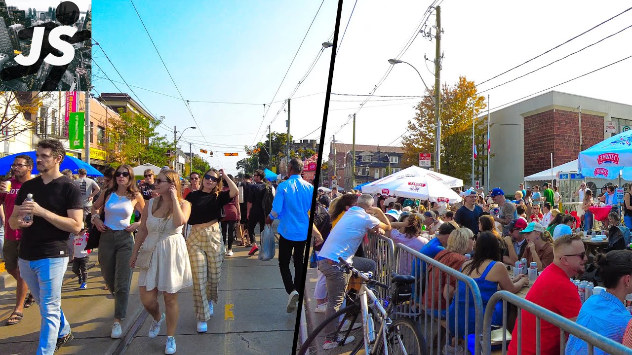 Dundas West & Roncesvalles Polish Fest | Toronto Walk (Sep '22)