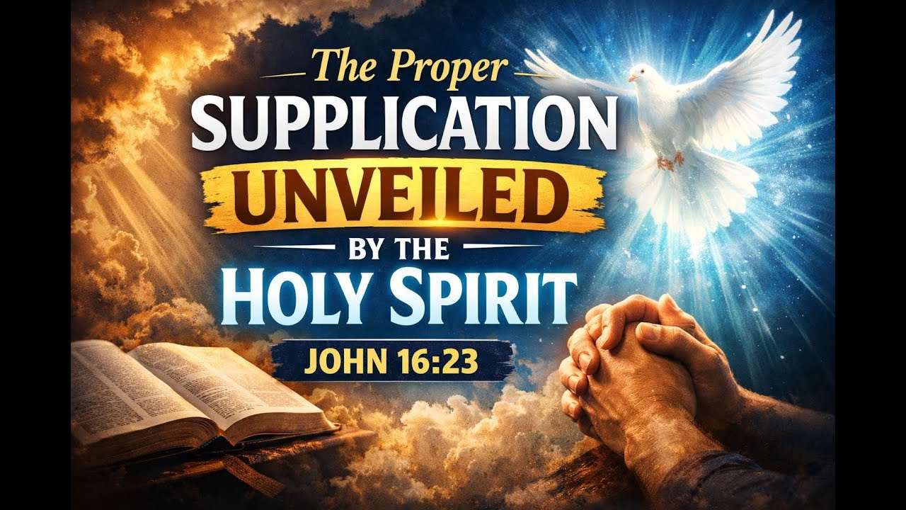The Proper Supplication as Unveiled by the Holy Spirit, John 16:23