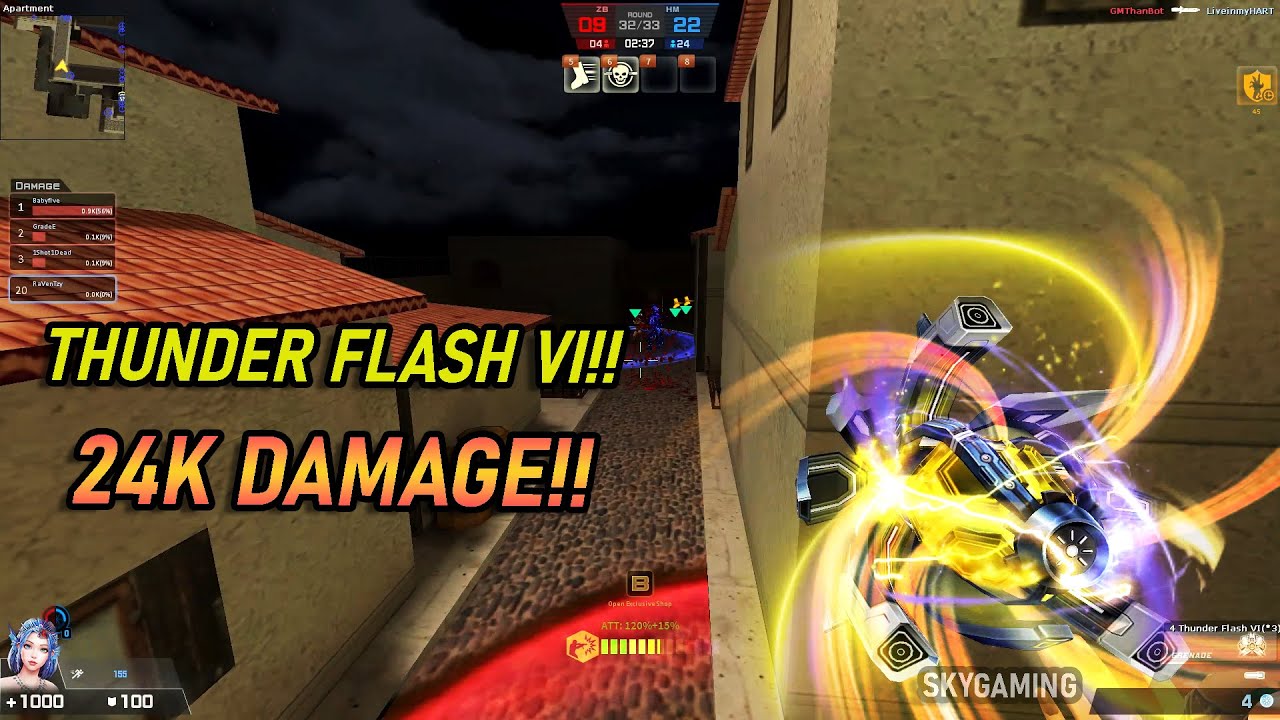 Review New Bomb THUNDER FLASH-VI *3, ONE HIT 24K DAMAGE!!