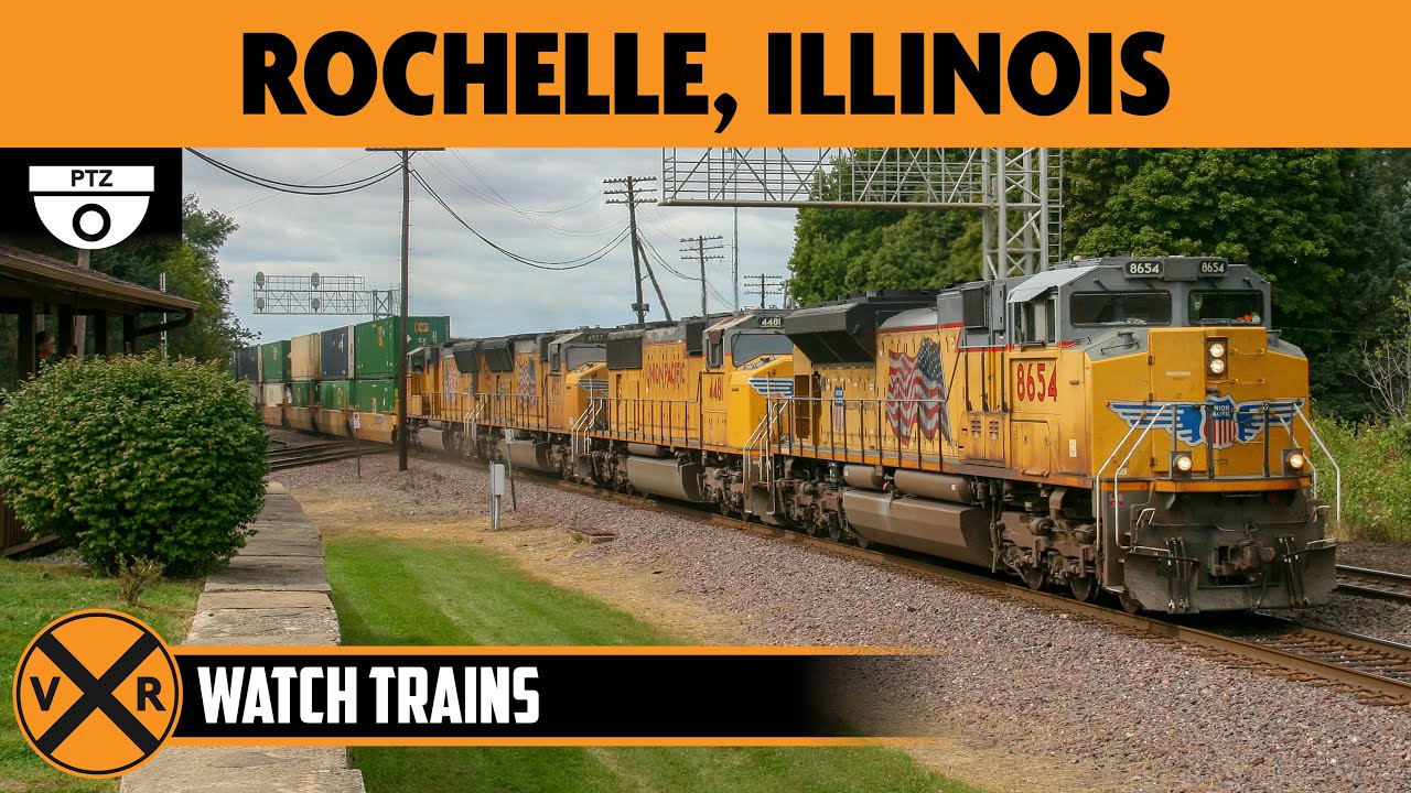 Rochelle, Illinois, USA | LIVE Train Camera (PTZ)