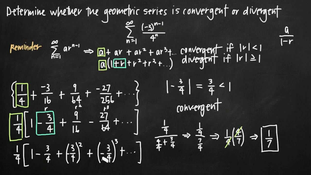Convergence of a geometric series (KristaKingMath)