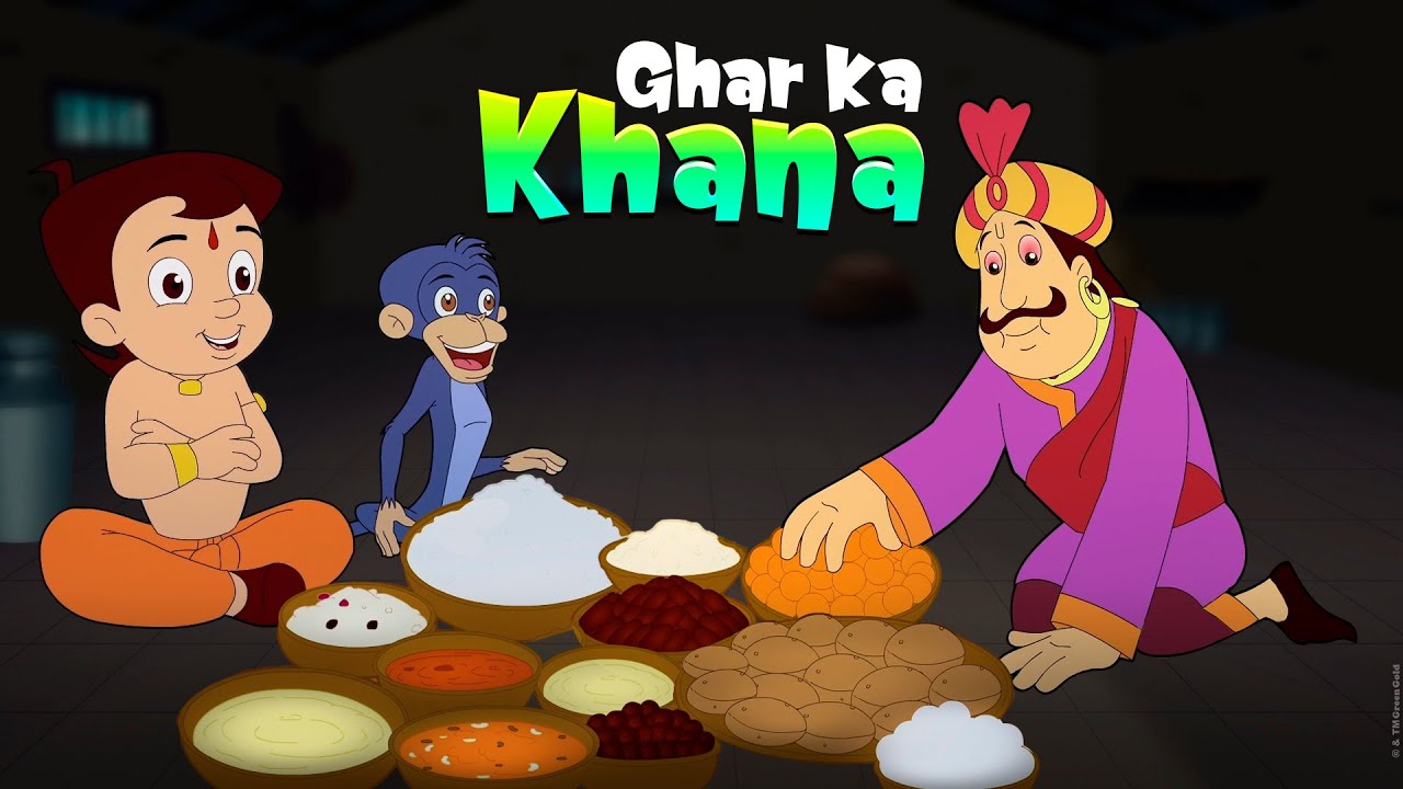 Chhota Bheem - Ghar Ka Khana 🍛 | Masti Bhari Dawat | Fun Cartoons for Kids in Hindi