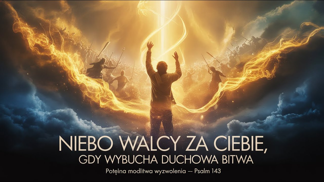 Niebo walczy za Ciebie, gdy wybucha duchowa bitwa | Potężna modlitwa wyzwolenia – Psalm 143