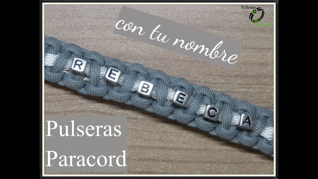 Pulseras Delgadas de Paracord Personalizada - friendship bracelet tutorial