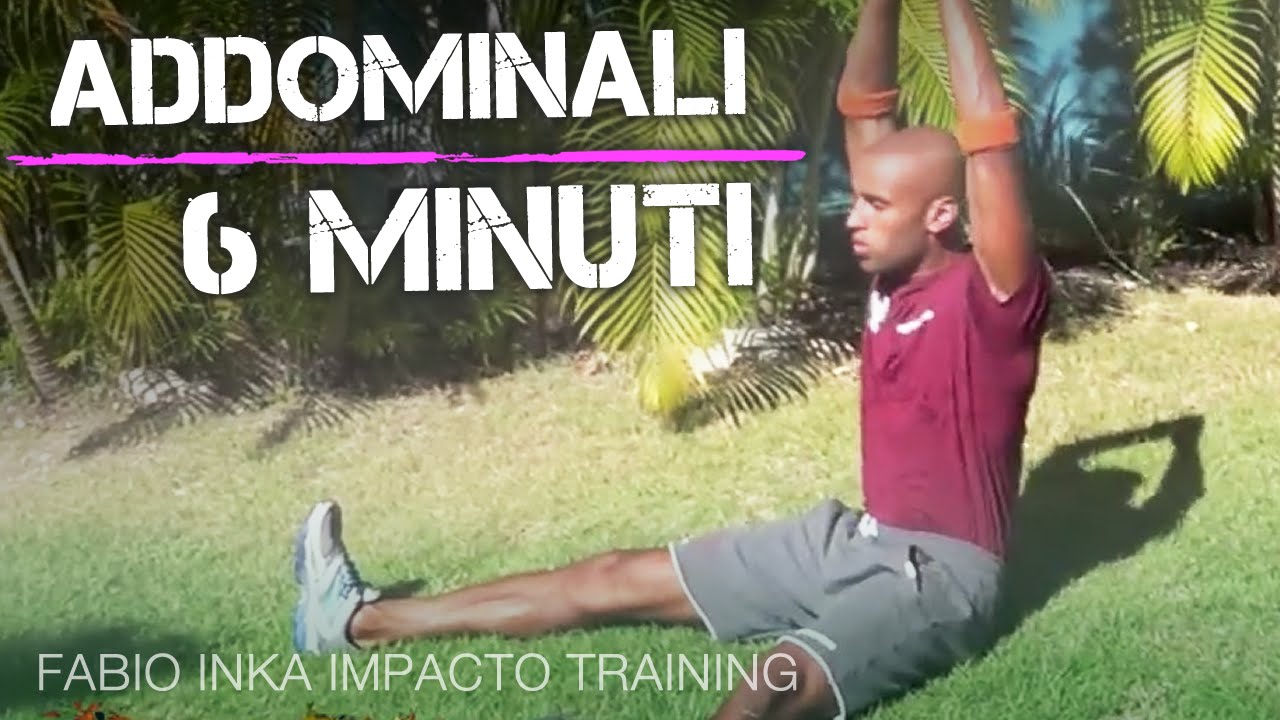 ADDOMINALI IN 6 MINUTI / A CASA / A CORPO LIBERO