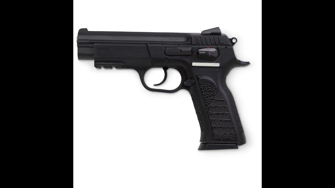 Бюджетное оружие: Tanfoglio Witness 9mm. Недорогой плинкер.
