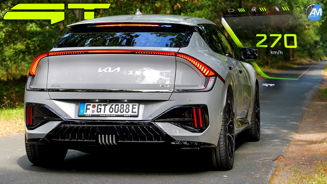 NEW! EV6 GT Facelift (650hp) | 0-270 km/h acceleration🏁| by Automann in 4K