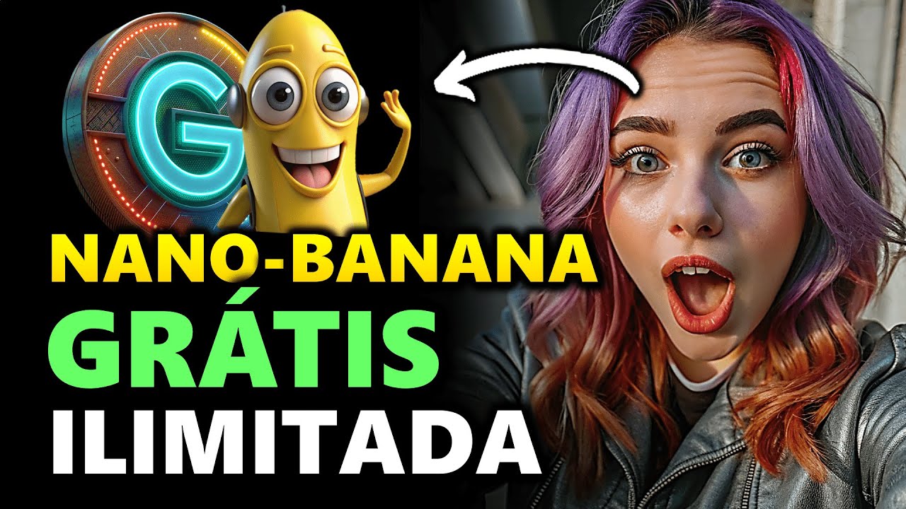 🚀 Nova IA do Google: Nano Banana GRÁTIS e ILIMITADA! Veja Como a Usar 🍌🤖