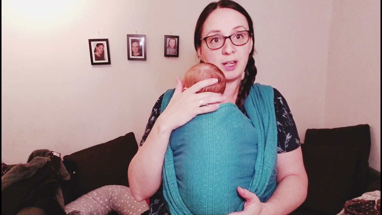 enveloppé croisé pré-installé, écharpe tissée (taille de base)