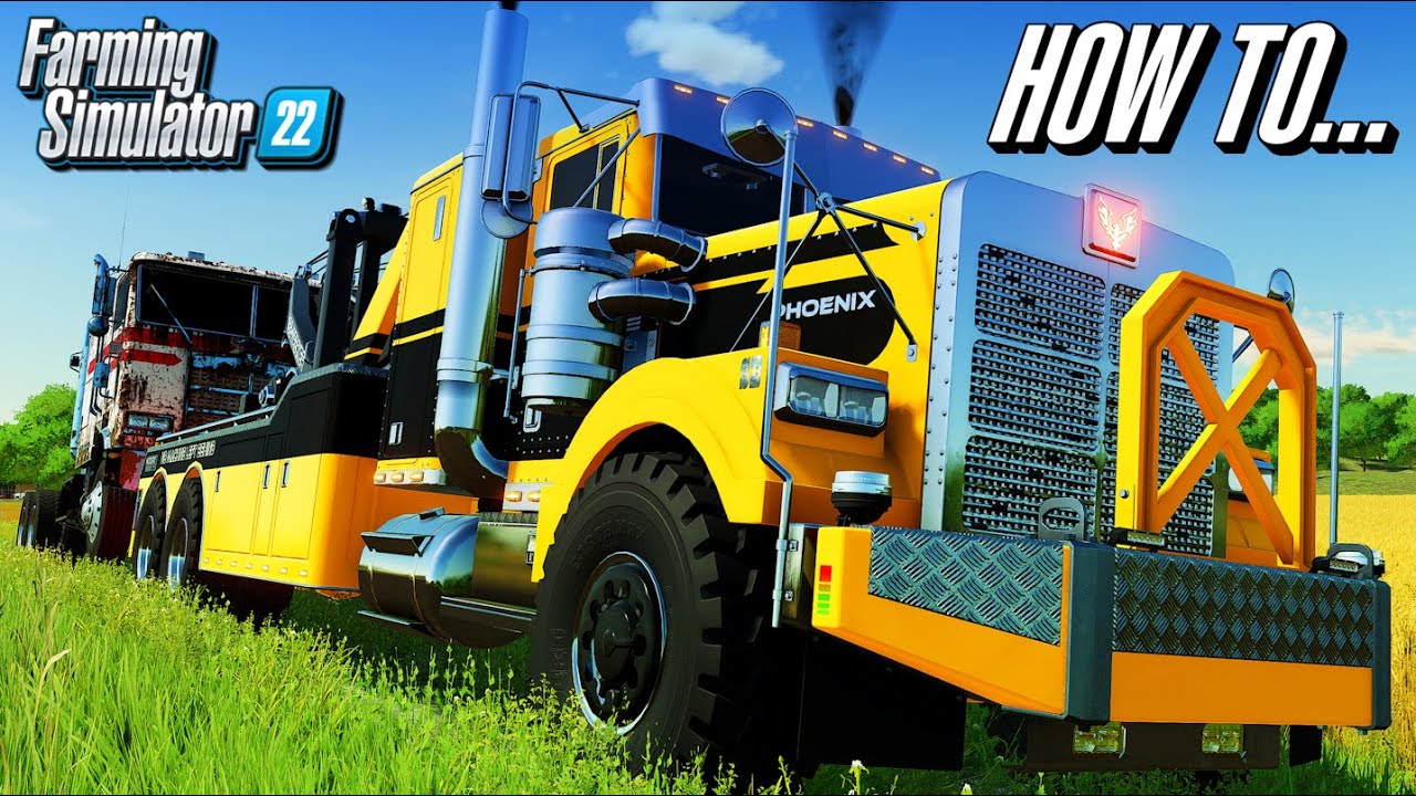 TLX Service Wreck-IT - Operation Manual HOW TO TOW in Farming Simulator 22