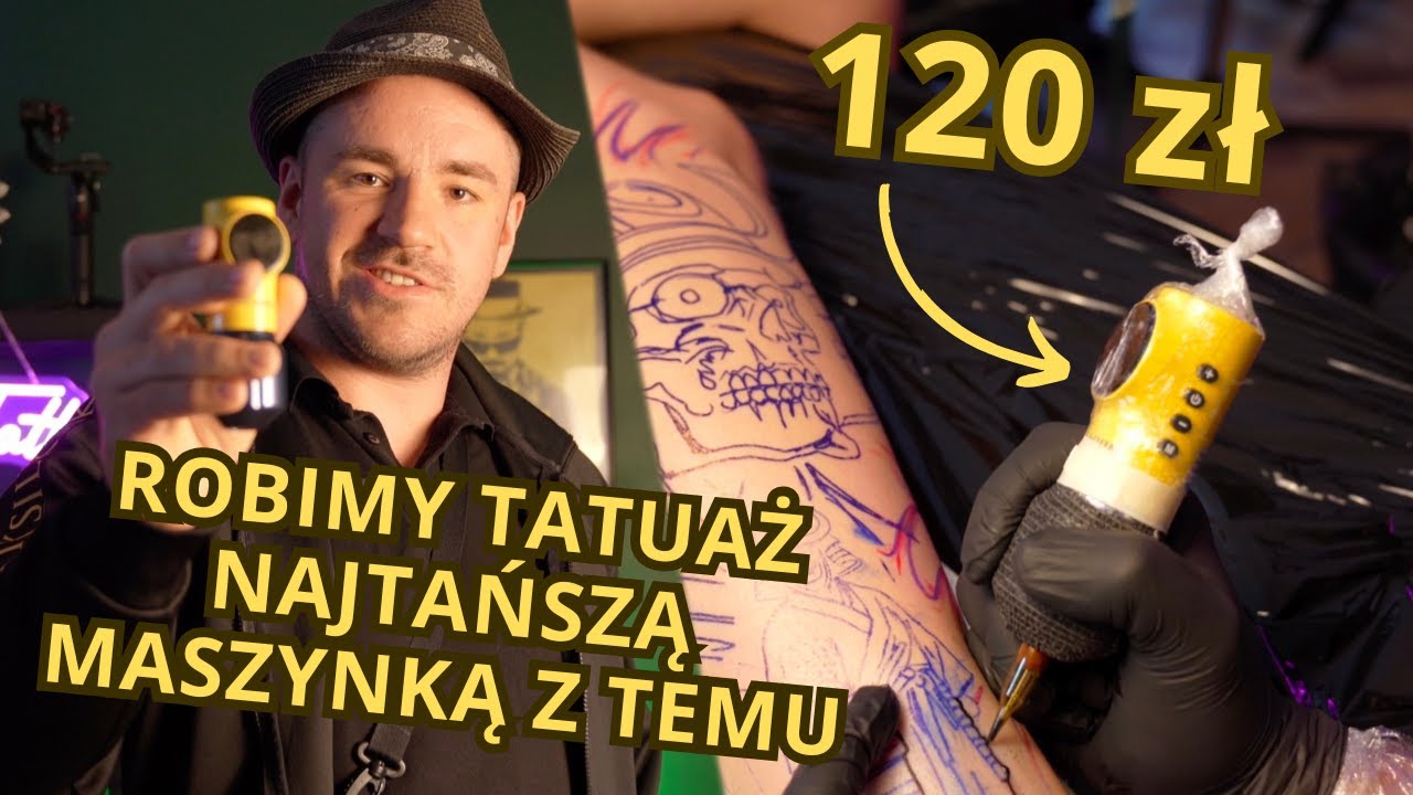 TEST Chińskiej maszynki do tatuażu z TEMU