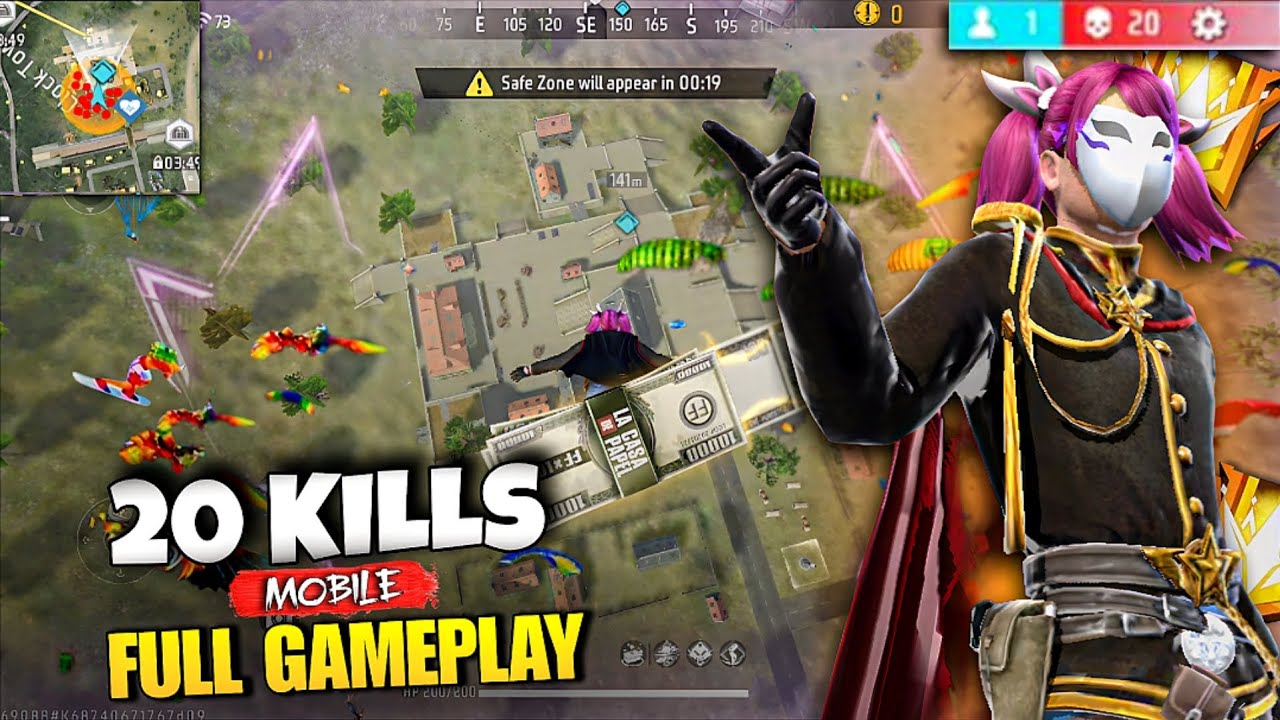 M4A1+MP40🏆99% headshot🎯20 kill ⚡ | Solo vs Squad full gameplay with Booyah | moto g85 5g 📱 Free fire