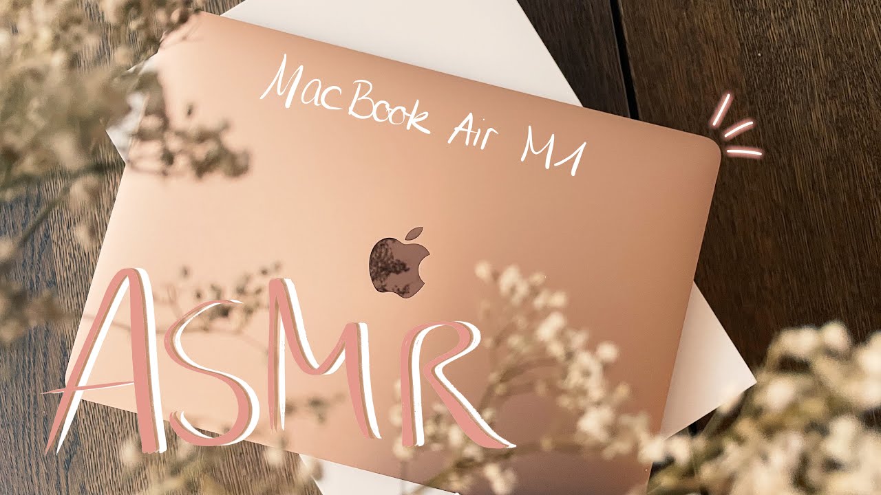 [ASMR] ✨ MacBook Air M1 Unboxing ✨ – Soft spoken, tapping, tracing