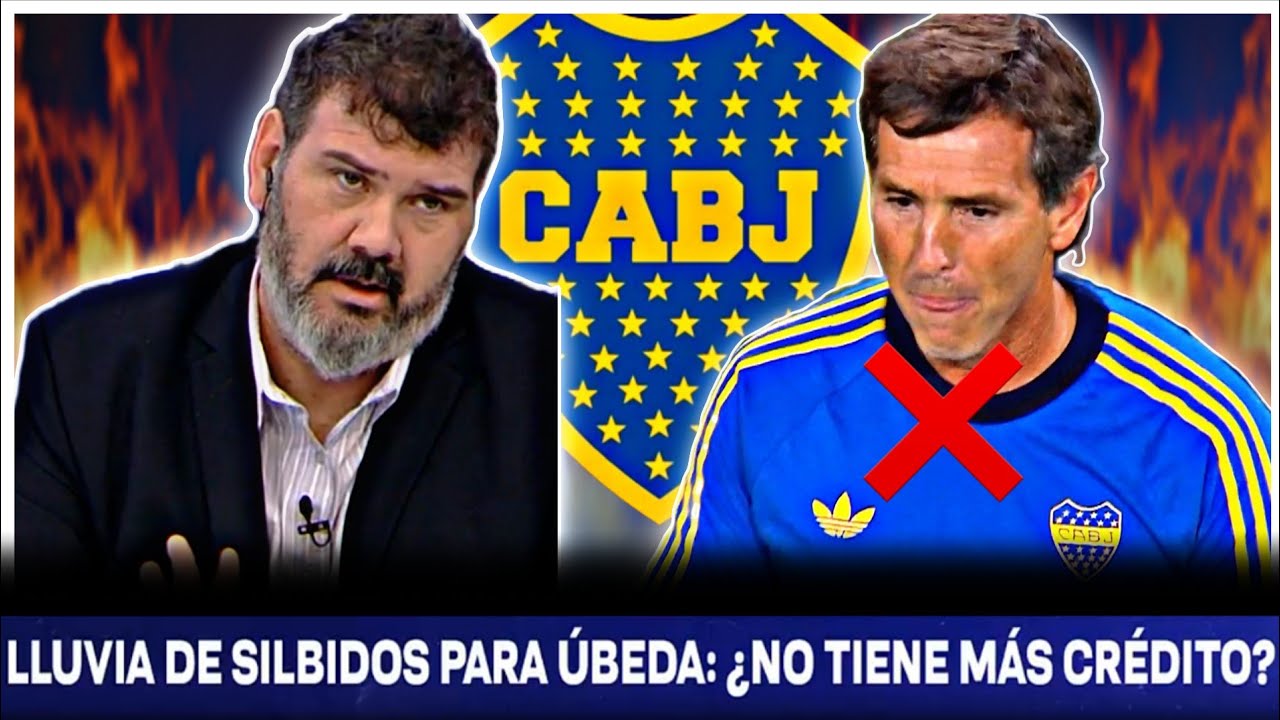 Úbeda silbado por toda la Bombonera 💥 ¿Se le acabó el Crédito? 🔵🟡🔵