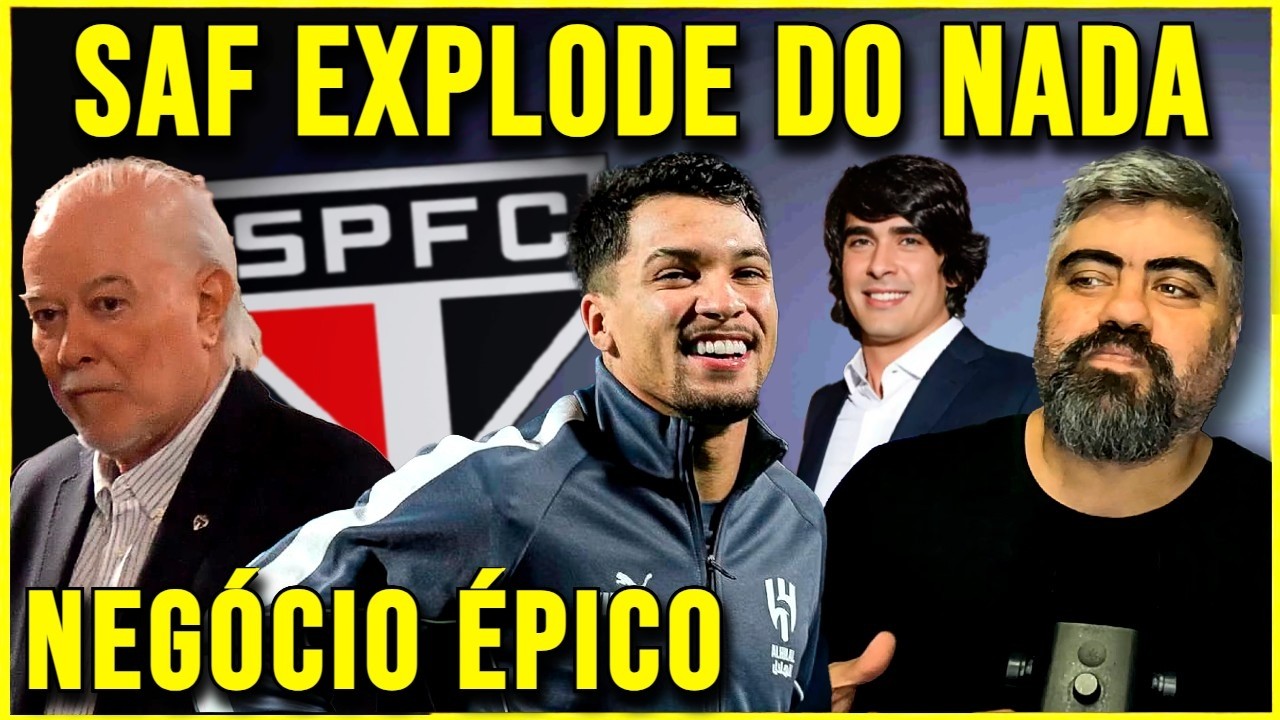 SAF BOMBÁSTICA SIM!!! SÃO PAULO É PEGO DE SURPRESA TOTAL COM PROMESSA DE PROPOSTA! SPFC BILIONÁRIO!